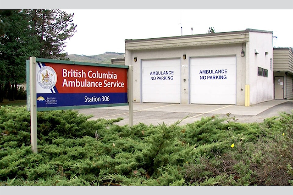 Barriere Ambulance Station. Officials from the District of Barriere, Simpcw First Nation, the TNRD, and the District of Clearwater are hoping BC Emergency Health Services will continue to support the second ambulance remaining in Barriere. 