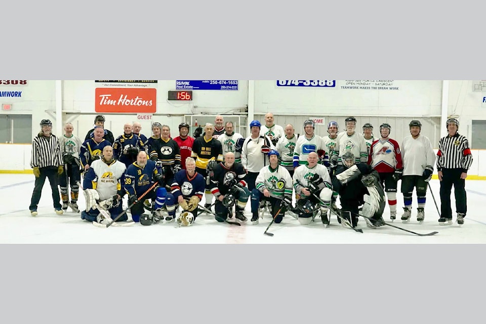 The Clearwater Hosers Senior Hockey Club will be facing off  the 100 Mile House Ice Agers in 100 Mile on January 31.