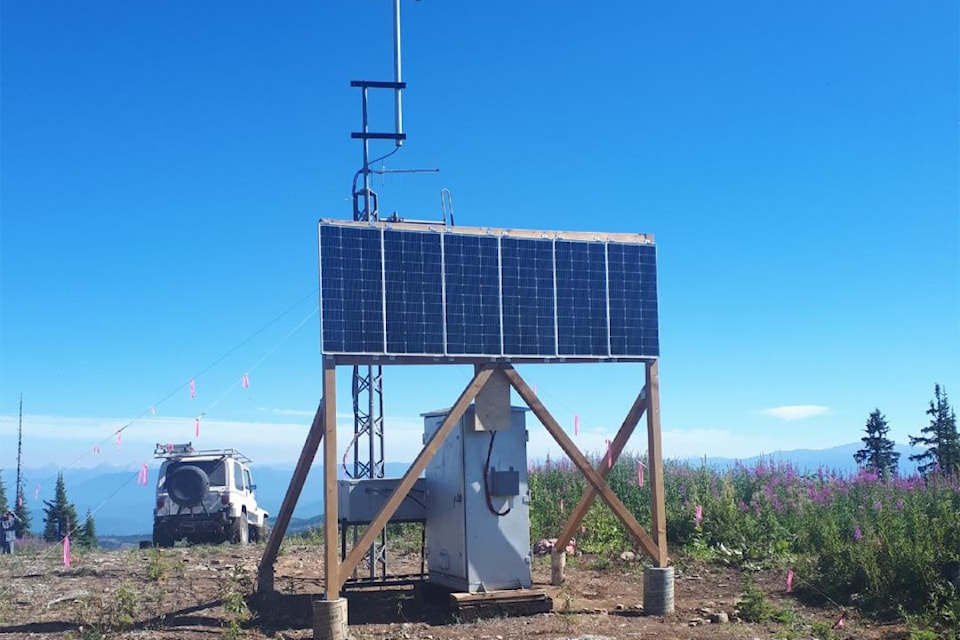 A new ham radio repeater station is now up and running in Wells Gray Park as a vital support service in the region that currently has no cell coverage. 
