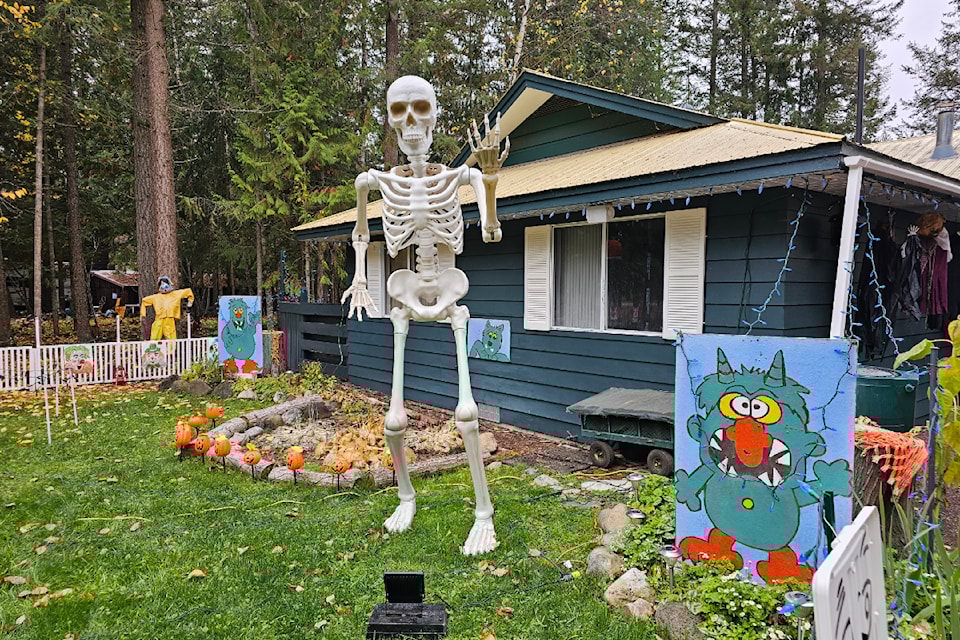 The Ken and Bev Smith residence in Clearwater hosts a spooky tour each year on Riverview Crescent. 