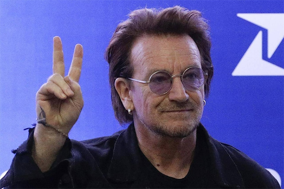 Bono is a fan of Canada. Bono opened his book tour for his bestselling “Surrender: 40 Songs, One Story,” on Wednesday, Nov. 2, 2022, to thousands of screaming fans at Manhattan’s Beacon Theatre. 