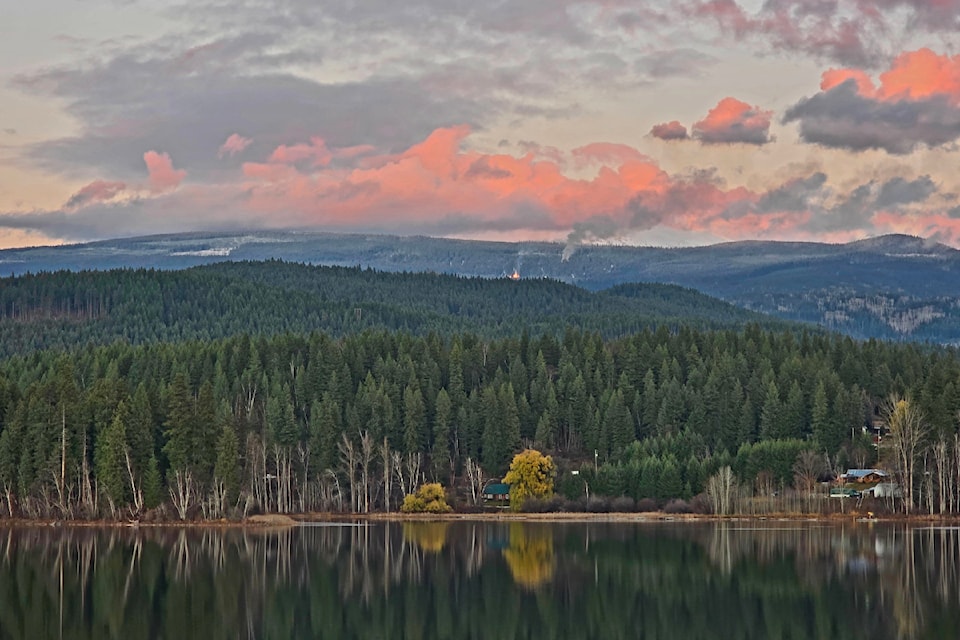 Friday Nov. 15, 2024 - the day before first snow visiting Dutch Lake inspires memories of this view year after year, season by season. 