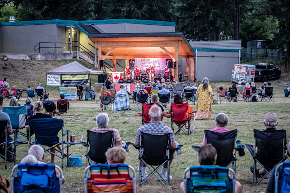 Kamloops tribute band EH! Team rocked the Summer Stage at the Dutch Lake Community Centre field on Aug. 15.