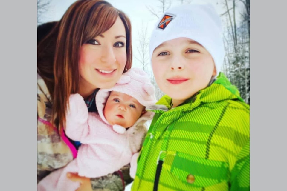 Maddy Beka Capostinsky, baby Shylo and brother Lucas enjoying a Family Day with Grandma Lou Capostinsky. A favourite memory for the family. 