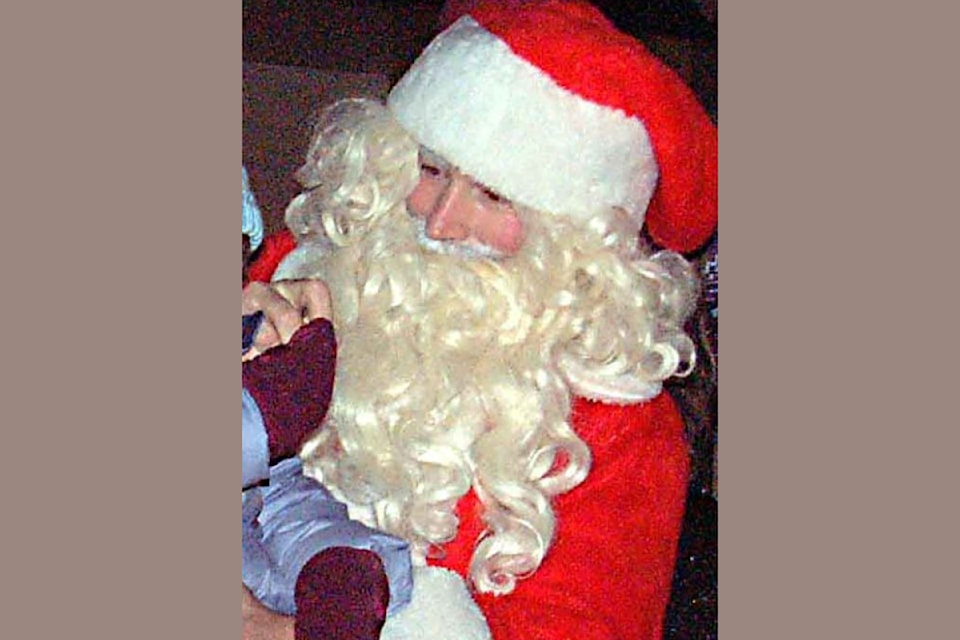 Well known B.C. author, radio host, and documentary filmmaker, Frank Ritcey was also entrusted by his long time friend, St. Nick as an understudy when Santa's annual duties called him away.  