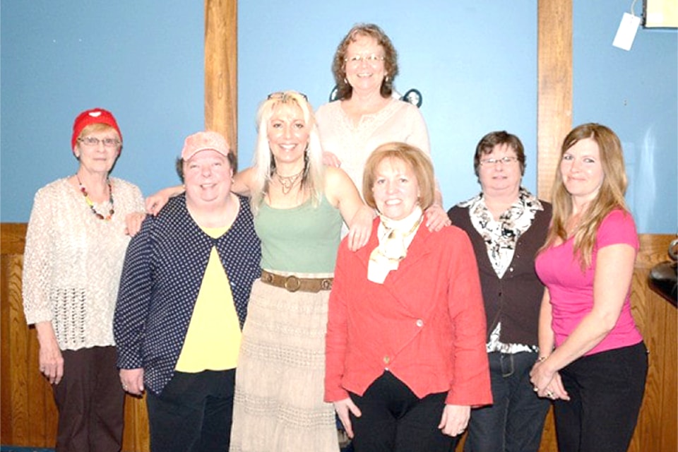 March 18, 2015 - Clearwater and area volunteers celebrate after finishing a successful month of fundraising for the Heart and Stroke Foundation. Pictured are (From L - R): Marg Anderson, Winnie Nelson, Wendy Grimm, Leona Nicholas, Marilyn Collison, Mary Neathway and Bonnie Ruttan. The group met its goal of $5,000, collecting $5,035.85.

