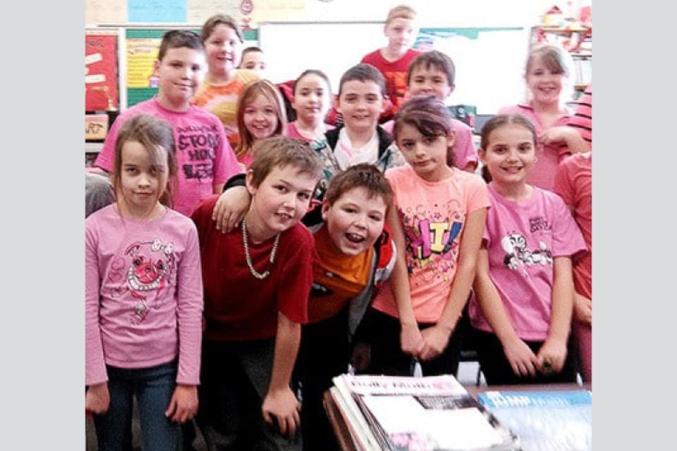 From our archives - There was no doubt that Barriere Elementary School observed Pink Shirt Day on Feb. 25, 2015.