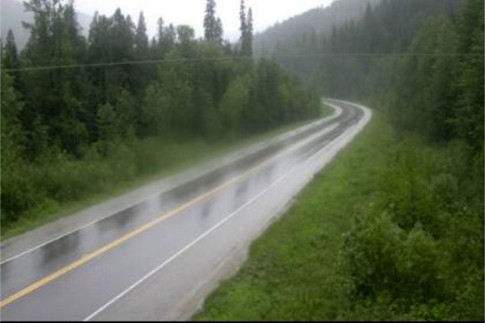 Highway 5 north of Blue River has now reopened to single-lane, alternating traffic after extreme flooding on May 31.