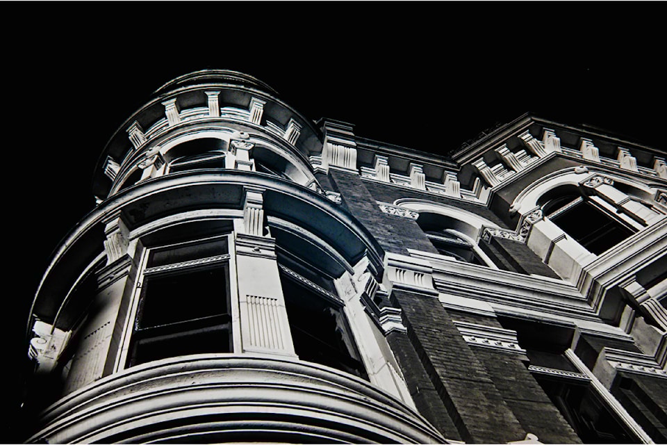 Victorian style building in Port Townsend, Washington, a "photogenic" town says John Enman. 