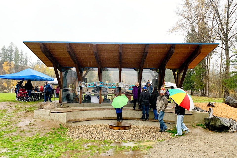 Raft River Elementary celebrated the opening of its outdoor classroom with the community of Clearwater on Oct. 18.