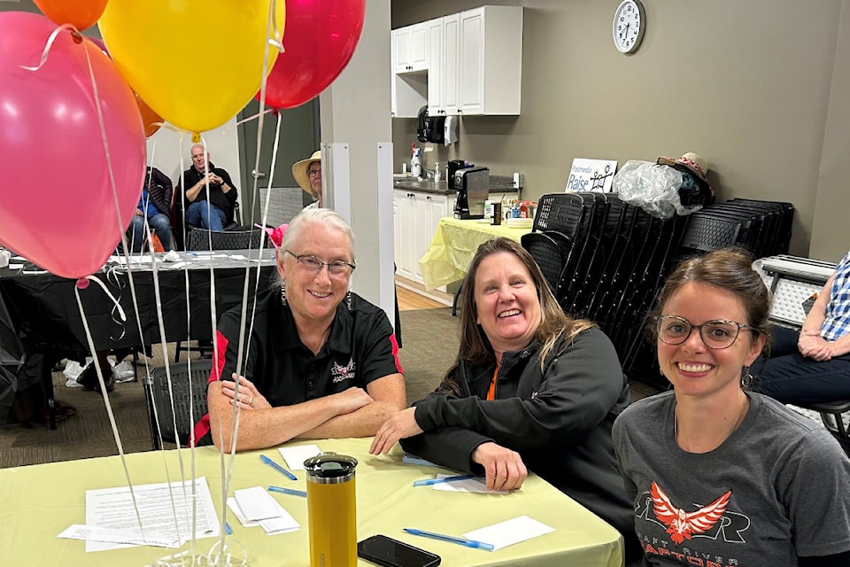 The Raft River Teachers are the 2024 Raise a Reader adult spelling bee champions this year. (From L - R): Lori Bradstock, Carmella Matthieu and Christina Scrivner.