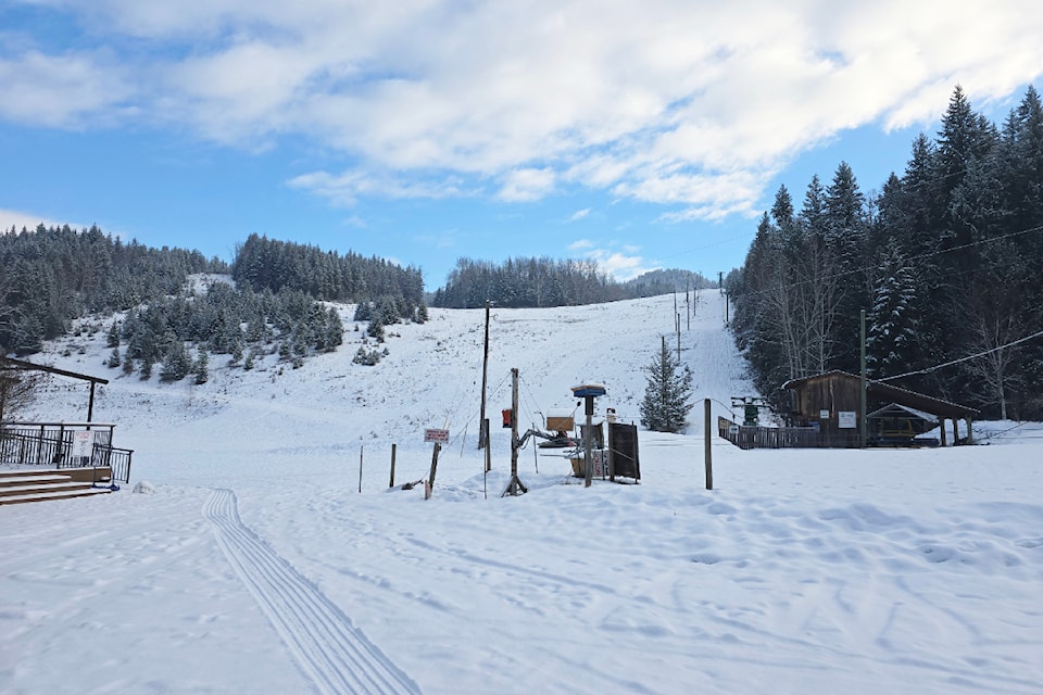 The Clearwater Ski seen here on January 24 is not quite ready for skiers yet although more snow is predicted for the coming weekend starting January 30.