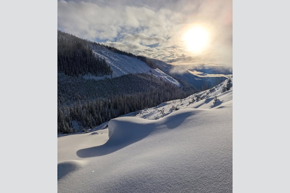 The Redsands 'riding area' in Blue River B.C. photo taken on Dec 28, 2024.