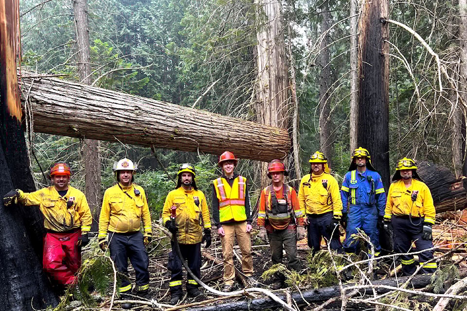 The Clearwater Fire Department (CFD) members deployed to the Wells Gray Community Forest area on Wed. July following multiple lightning strikes in the area. 