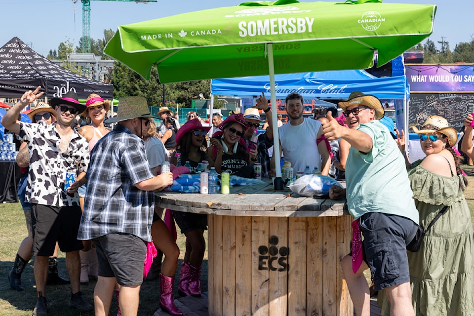 Gone Country concertgoers enjoy the music and sunshine July 20 on the Cloverdale Fairgrounds.