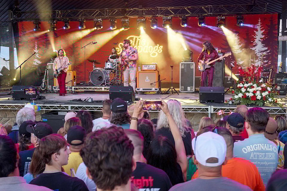 The Sheepdogs perform at Surrey's Canada Day festival in Cloverdale July 1.
