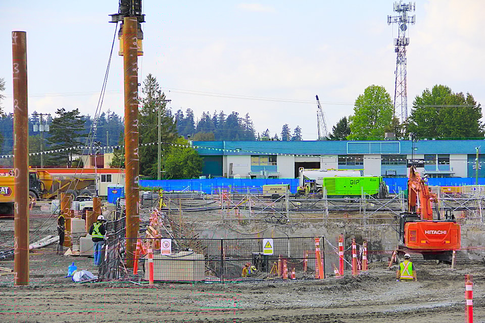 Construction is rolling at the new B.C. hospital and cancer centre located in Surrey's Cloverdale neighbourhood. The hospital is set to open in 2030.