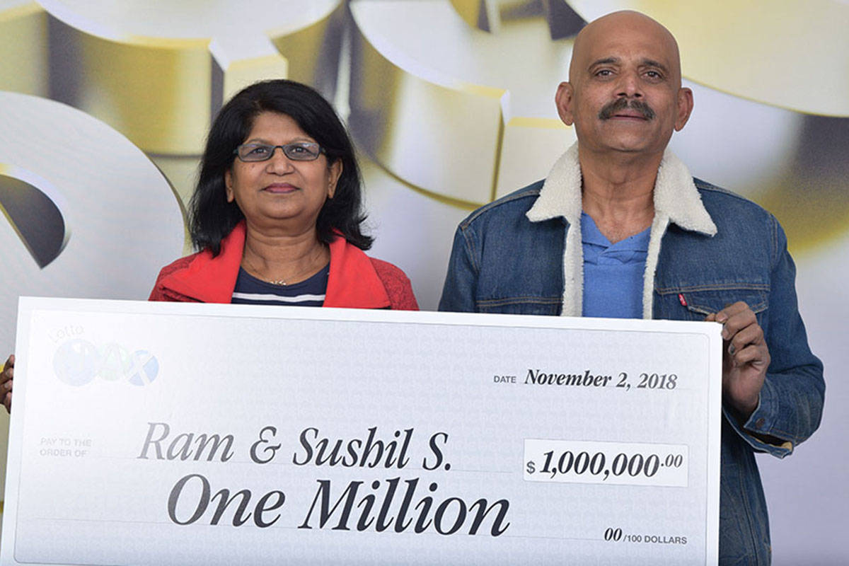 Surrey couple wins 1M playing Lotto Max Cloverdale Reporter