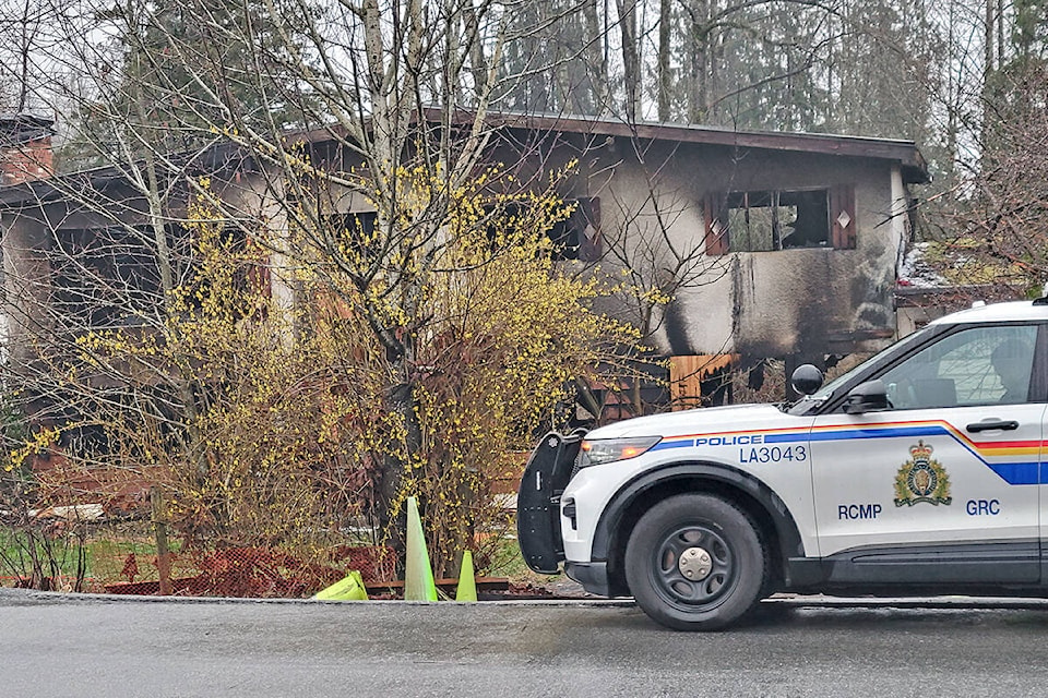 There was a second fire at a vacant house in WIlloughby Monday night, March 21. (Dan Ferguson/Langley Advance Tines)