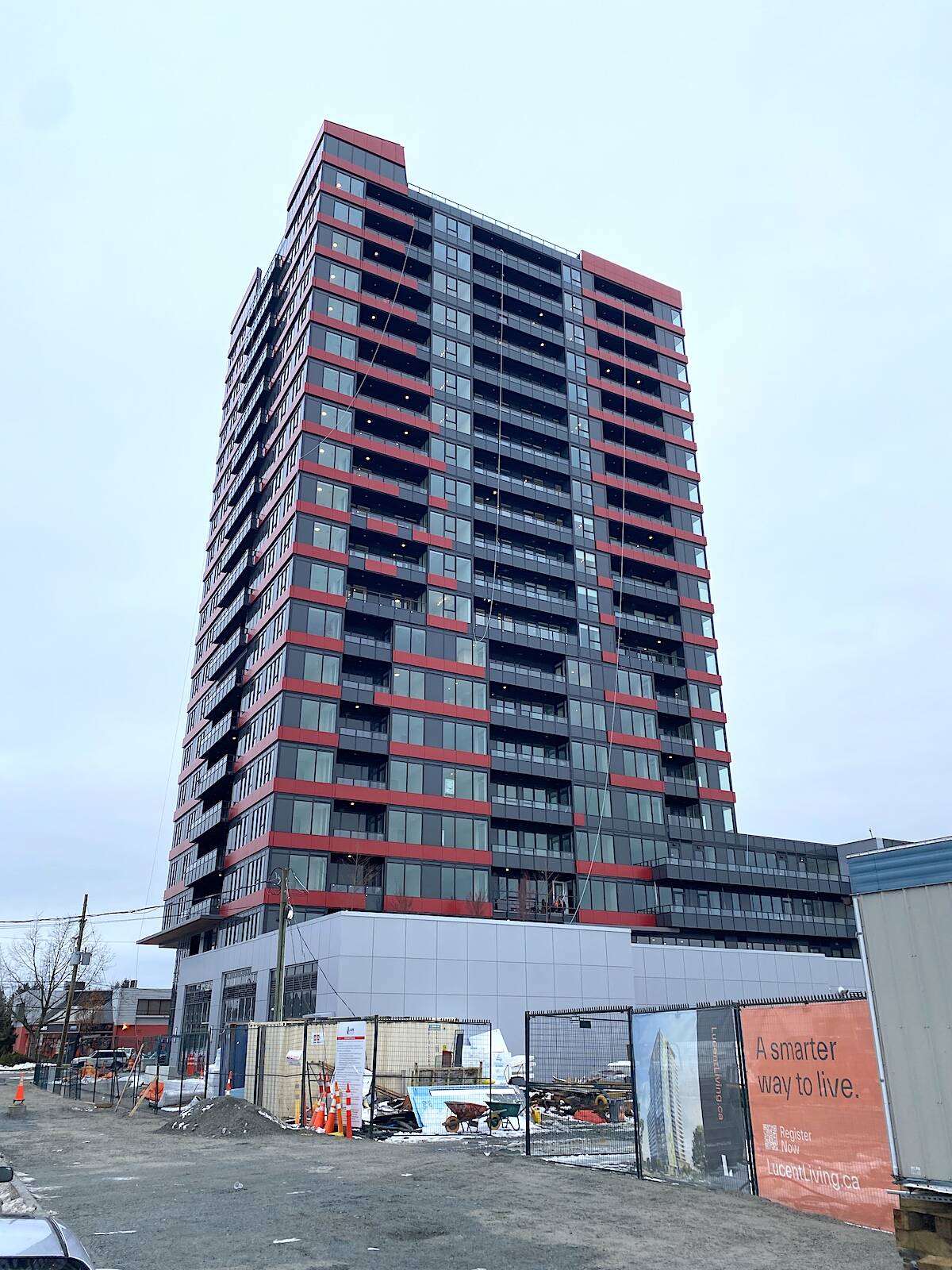 Legion Veterans Village tower constructed at City Parkway and 108 Avenue in Whalley. (Photo: Tom Zillich)