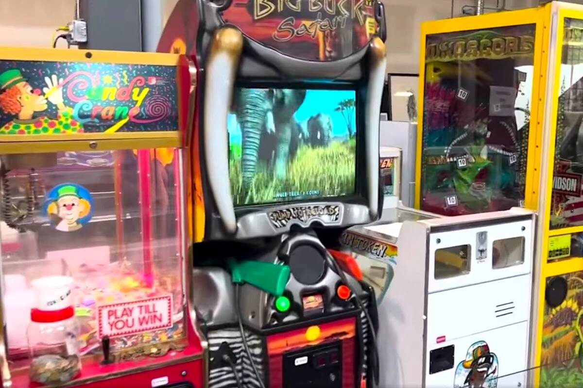 Arcade games fill Surrey warehouse ahead of auction