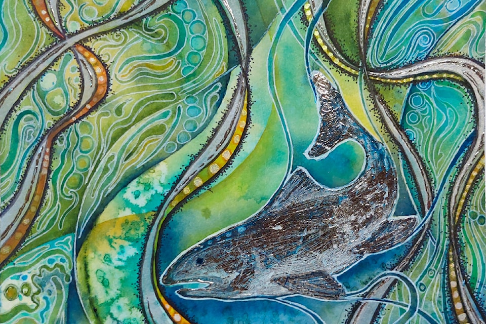 The Returner by Bella Coola Valley artist Holly Willgress.