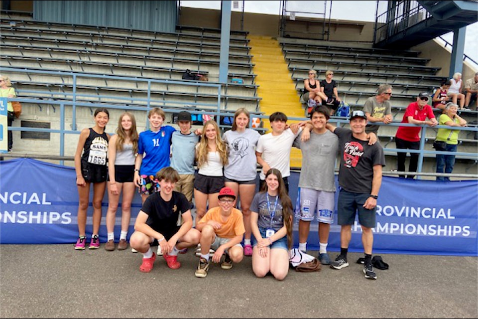 SAMS track and field team enjoyed competing at provincials in Nanaimo June 6-8, 2024. 