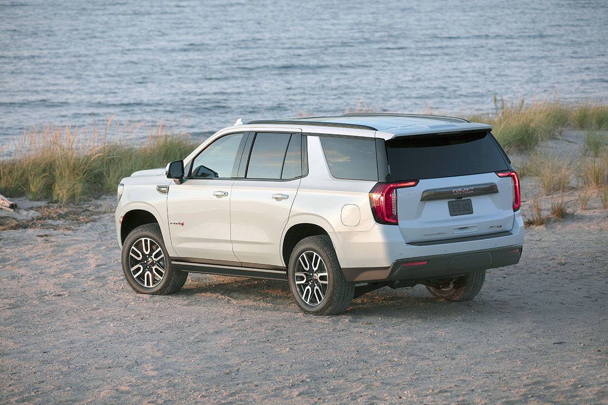 For 2021, the GMC Yukon AT4 has been redesigned, top to bottom.