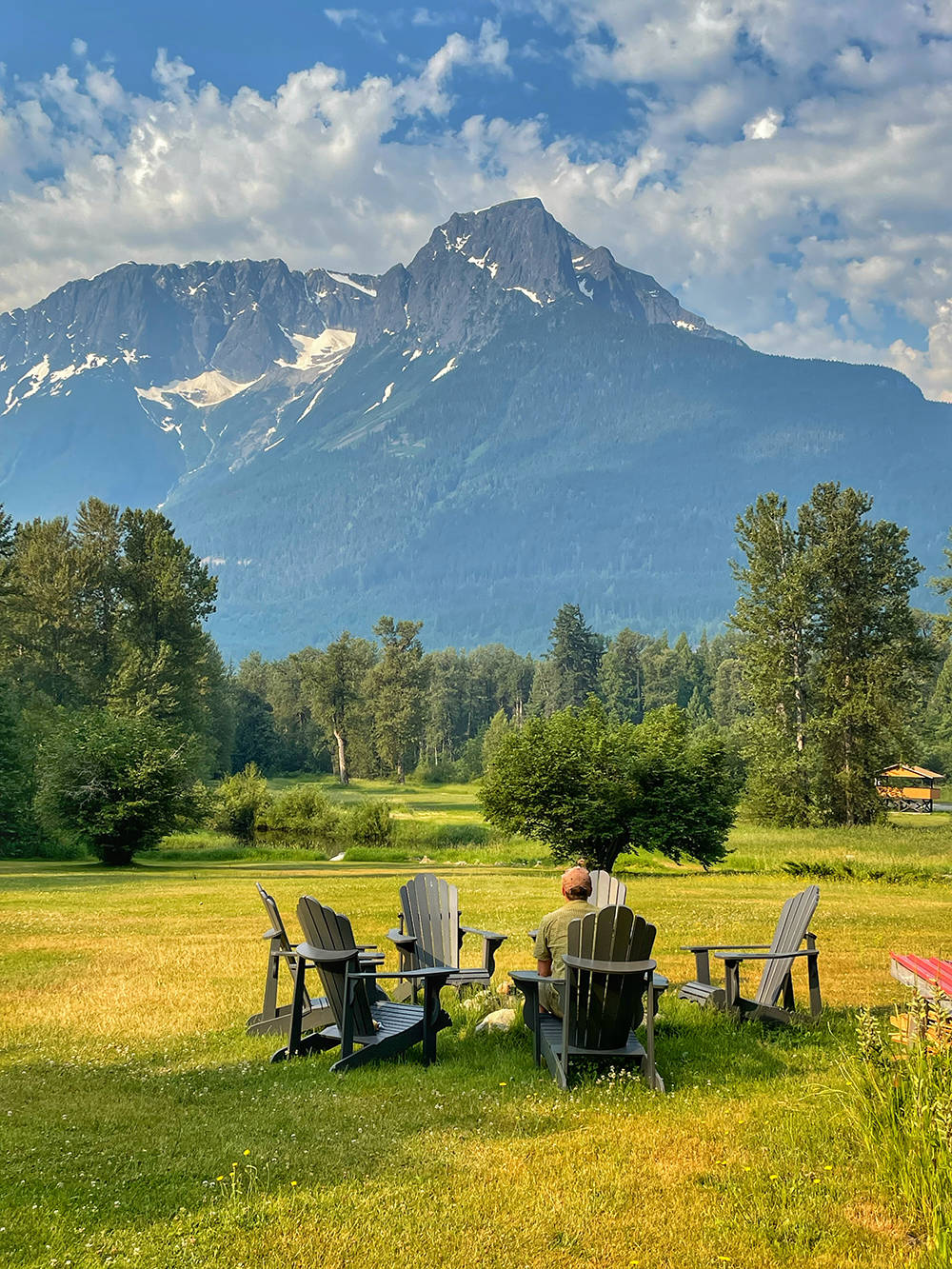Its the life of rustic luxury, complete with cabin stays and exquisite meals at Tweedsmuir Park Lodge. @PowderMatt (Matt Mosteller) photo