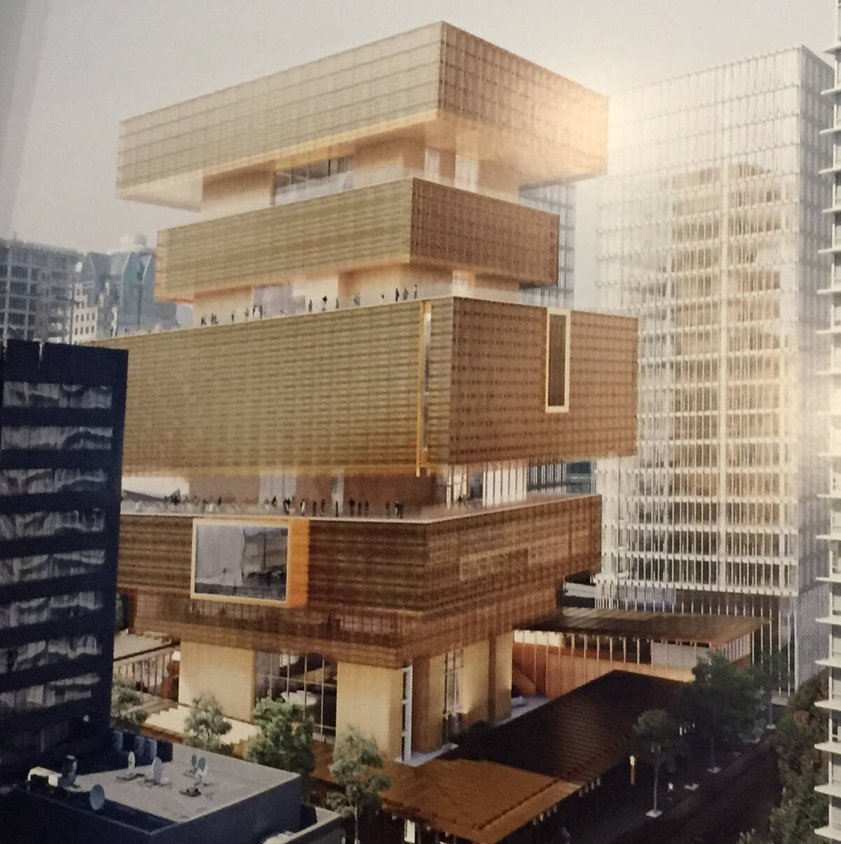 An architectural rendering of the new Vancouver Art Gallery. (Logan Lockhart photo)