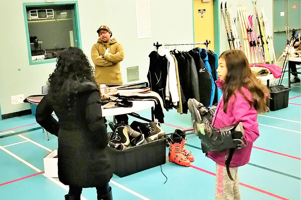 There were some great deals at the Tweedsmuir Ski Club ski and outdoor gear swap. (Photo submitted)