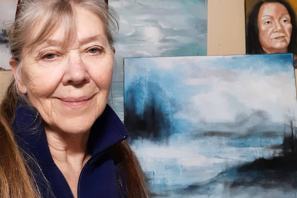Ida Eriksen is a Bella Coola artist whose paintings will be filling the Station House Gallery in Williams Lake from Feb. 10, 2023 until March 25 for her solo show West Coast Light. (Photo courtesy of Ida Eriksen)