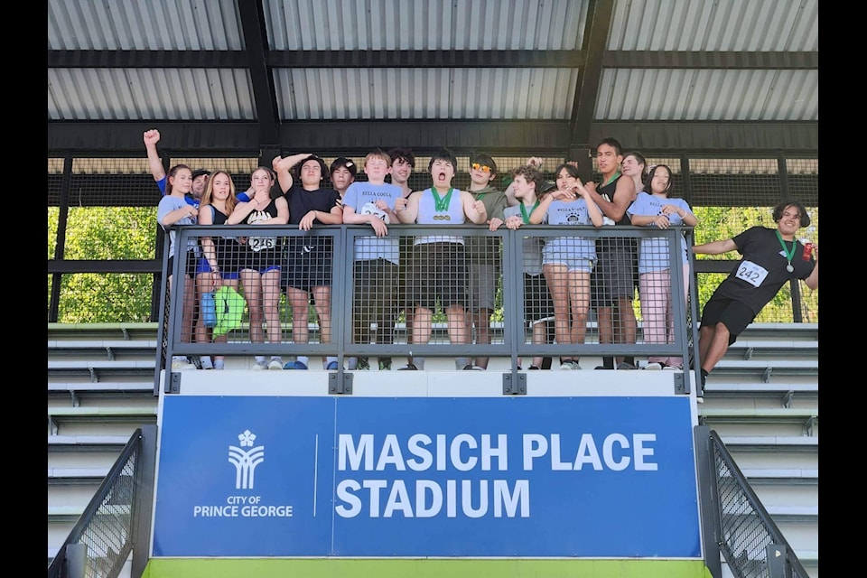 Sir Alexander Mackenzie School students competed at the North Central District Zone Championship May 24 and 25 in Prince George. (Photo submitted)