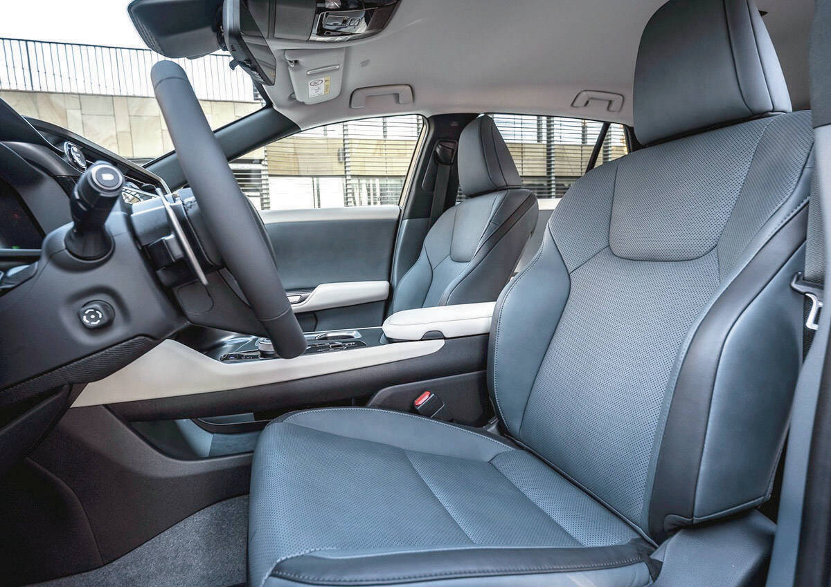 In terms of length, width and distance between the front and rear wheels, the RZ 450e is a close copy of the popular Lexus RX. PHOTO: LEXUS