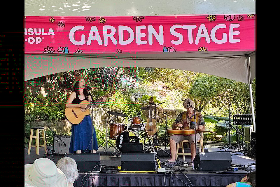 Singer/songwriter Ashley Sykes plays the Garden Stage during Saturday at Filberg Festival.
