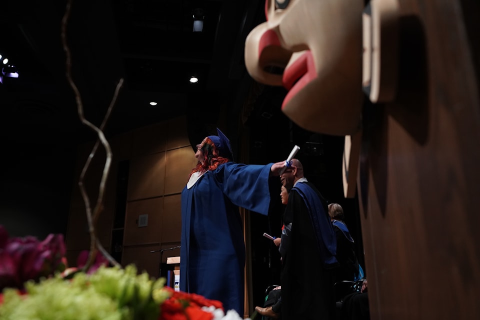 Grads were all smiles as their received their respective diplomas on stage at the Sid Williams Theatre June 20, 2024.