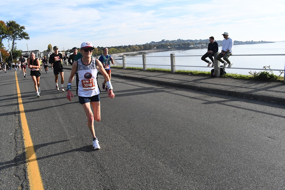 Roz Smith runs hard as she nearly takes down the Canadian Record
