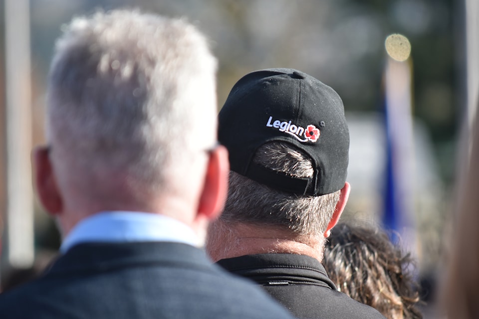 Hundreds gathered in Courtenay for their Remembrance Day ceremony.
