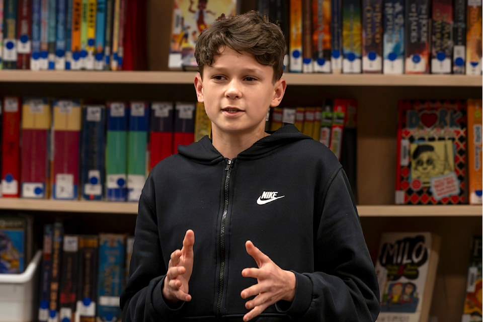 Hudson Van Tongeren, Grade 8, Mark R. Isfeld Ecole Secondaire.