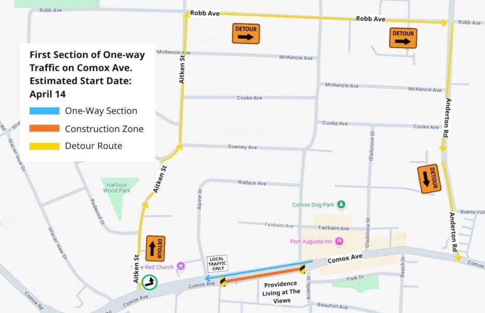 detour-comox-ave-april-14