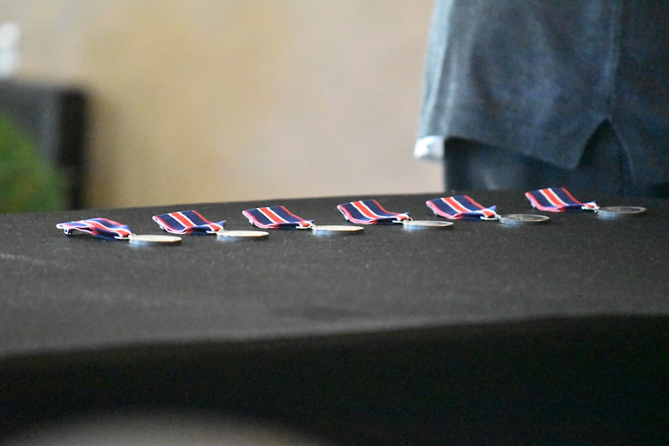 Of the 22 medals allocated to people in the North Island-Powell River riding, six went to Comox residents.