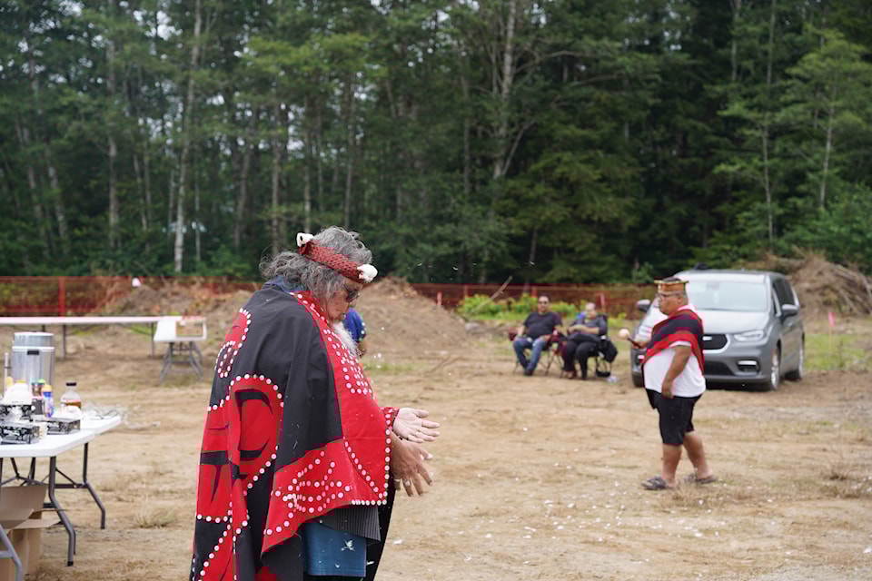 The Gwa’sala-‘Nakwaxda’xw Housing Society (GNHS) hosted a sacred Blessing Ceremony to officially commence construction of its new housing development