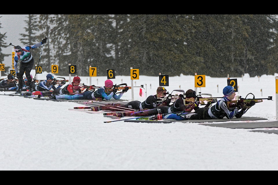 The Biathlon B.C. Championships were held at Mt. Washington.