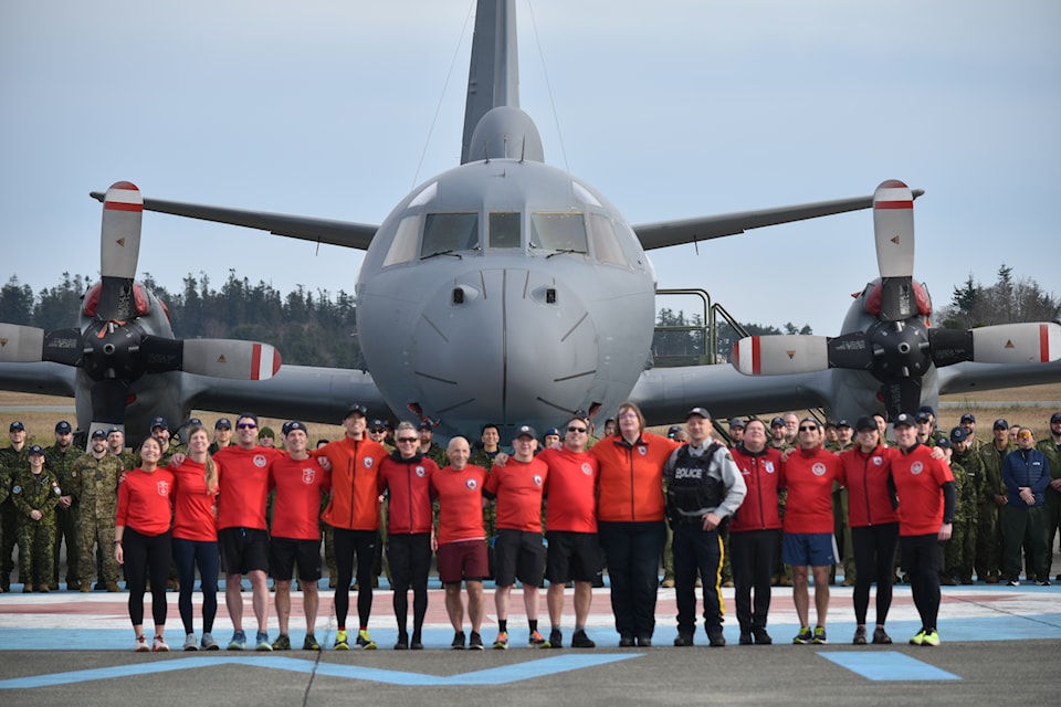 The Wounded Warrior run came through Comox 19 Wing on Feb. 26