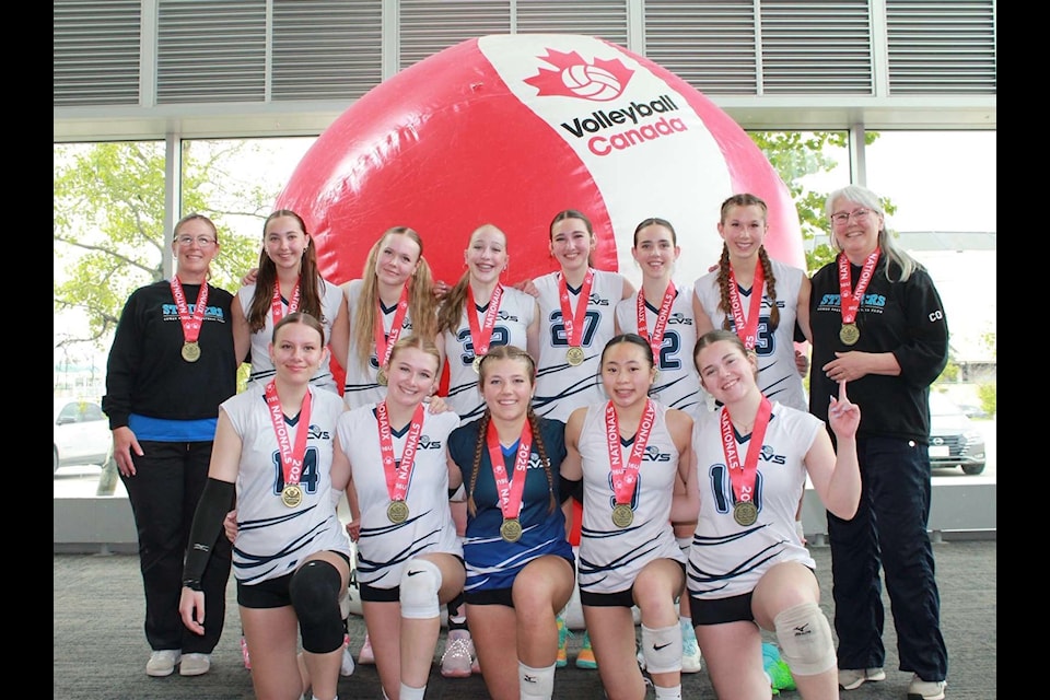 The 16u girls team.