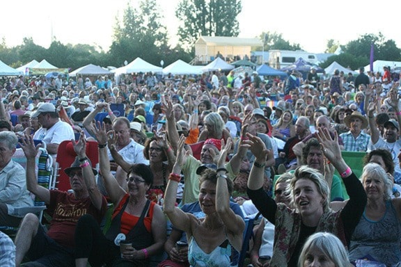 The crowd was definitely into The Lowrider Band.
Photo by Terry Farrell
