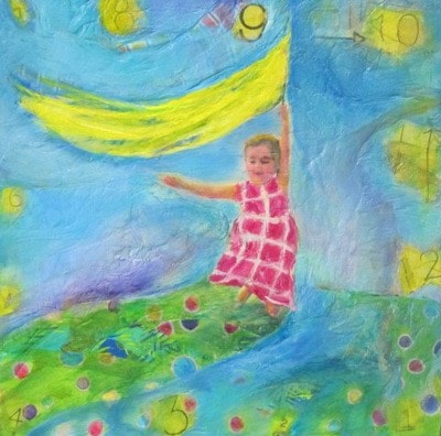 Finding the Lost Years, Mixed media Collage, Lisa Kirk