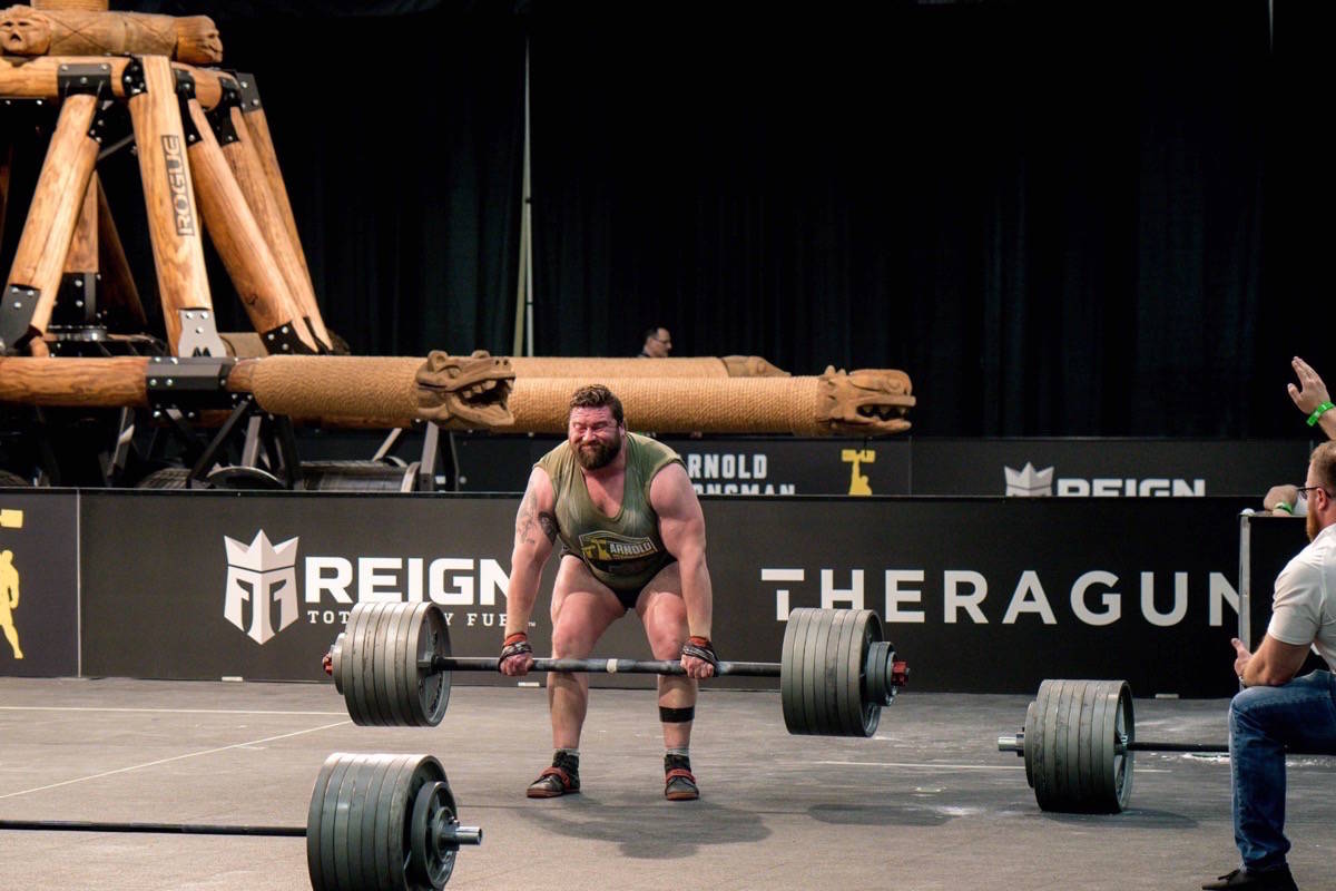 Courtenay strongman holds his own at Arnold Amateurs
