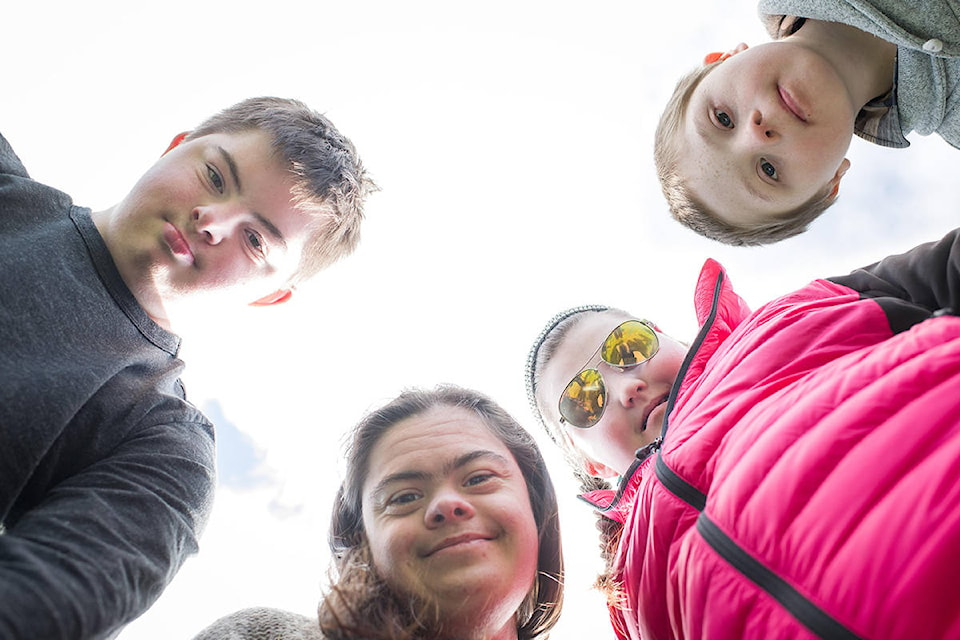 The objectives of the Vancouver Island Down Syndrome Society include peer support for parents and caregivers, as well as developing support services, projects, educational and employment opportunities for people with Down Syndrome. Photo supplied.
