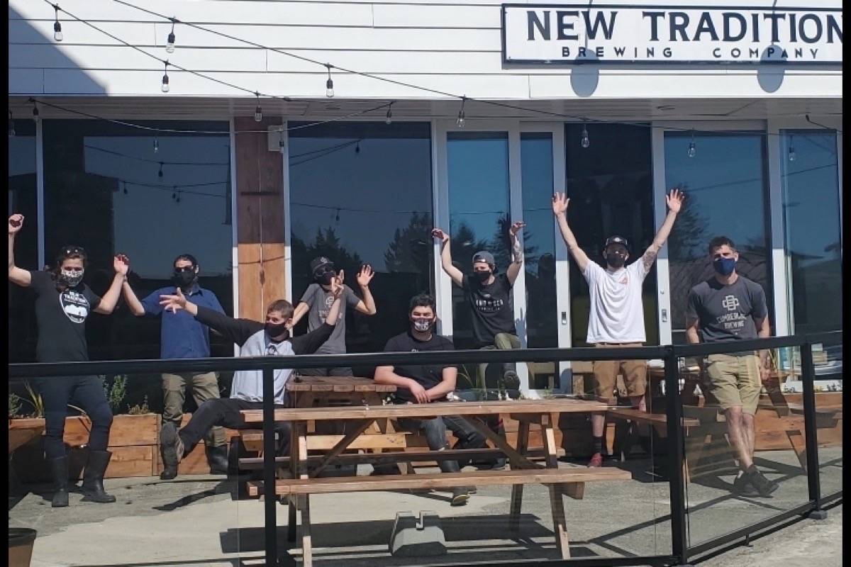 Comox Valley Pride Beer Brew Day. Photo supplied